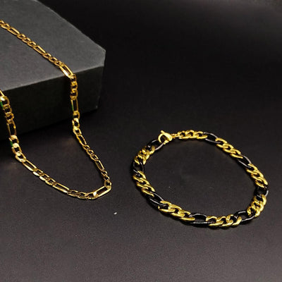 Latest Alloy Gold Plated Chain With Bracelets - Shopaholics