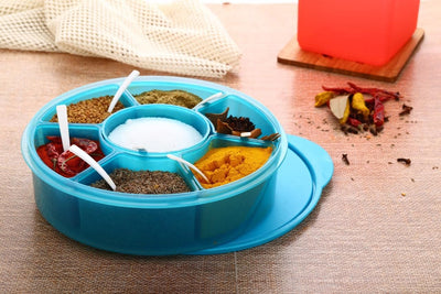 Masala Box- Storage Container , Kitchen Container ,Spice Container Plastic Masala Dabba Storage Container - Shopaholics
