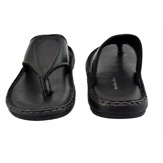 AM PM Genuine Leather Daily Wear Slippers For Men - 9 - Shopaholics
