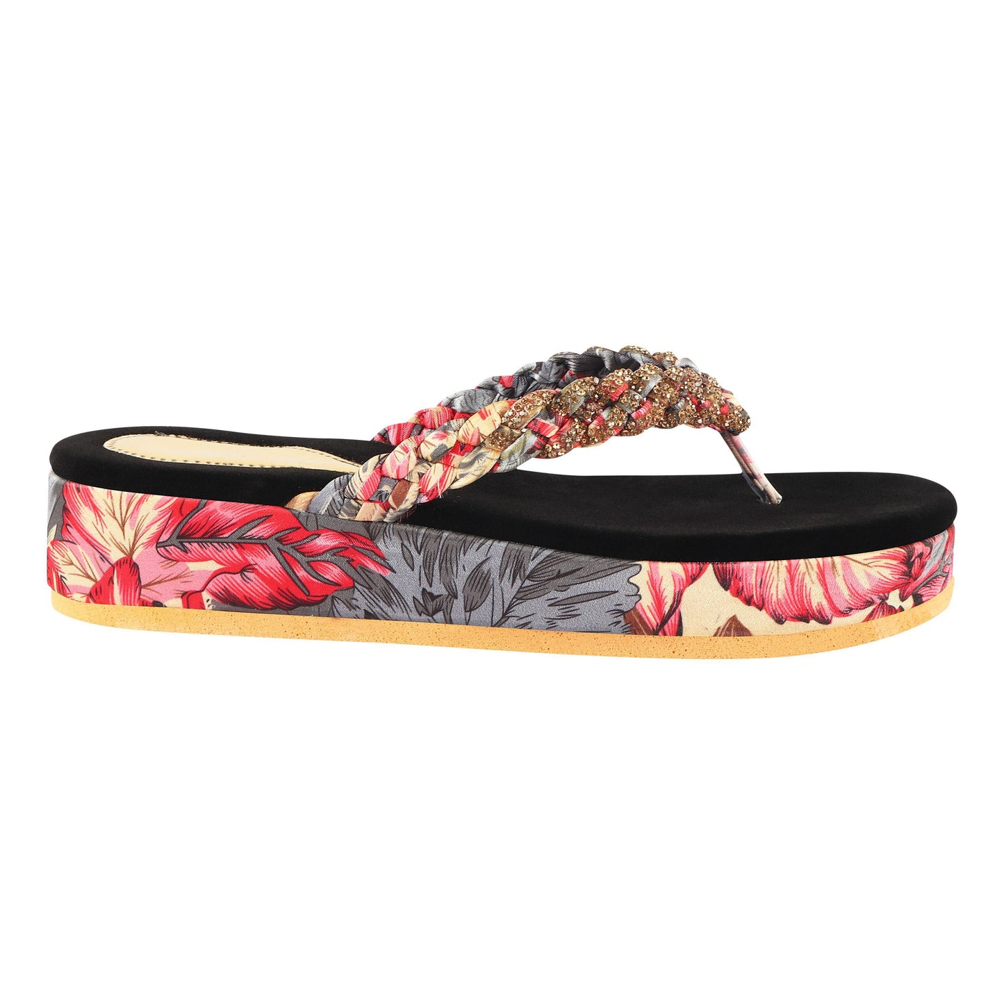 Printed Stylish Flats Slippers For Women - Shopaholics