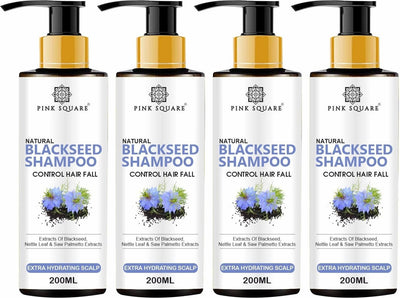Blacksheed Shampoo For Great Shine Hair Combo Pack 4 Bottle - Pack Of 4 / 800 ml - Shopaholics