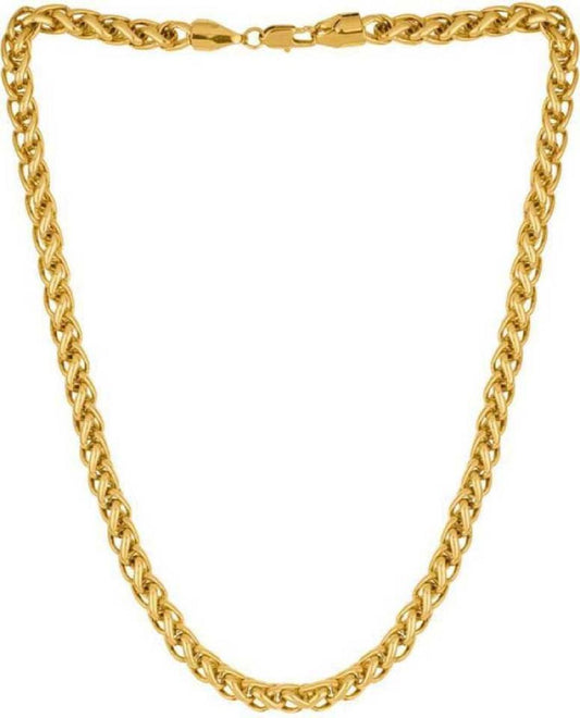 Unique Men's Gold Plated Chain - Shopaholics
