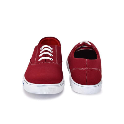 Red Casual Sneakers Shoes For Men - Shopaholics