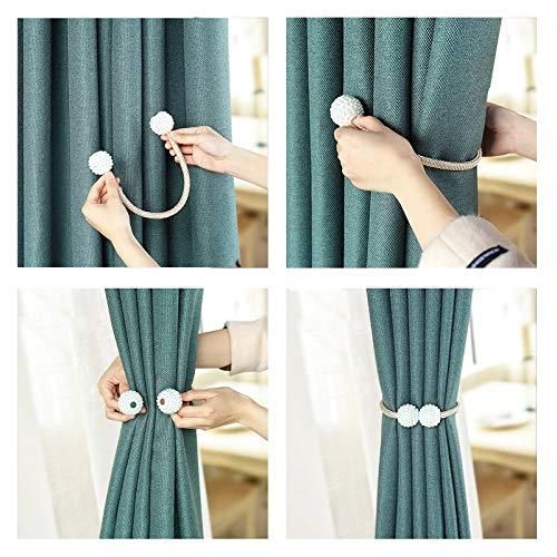 Magnetic Curtain Tieback Clips (Pack of 2) - Shopaholics
