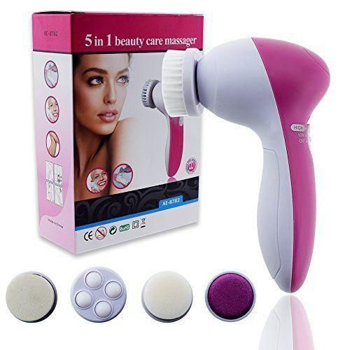 Facial 5 In 1 Brush Massager For Deep Exfoliation For Women - Shopaholics