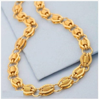 Trendy Men's Gold Plated Chain - Shopaholics