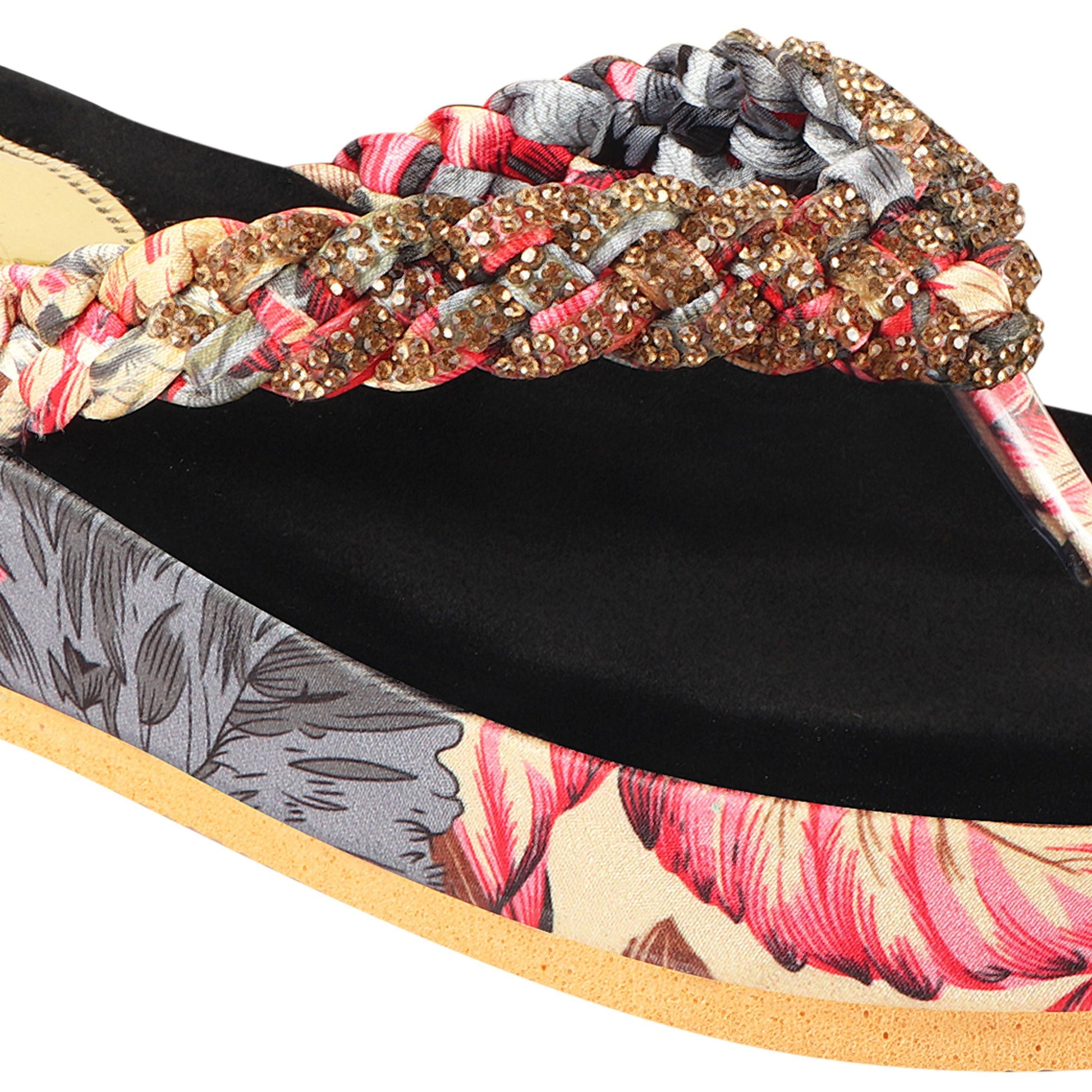Printed Stylish Flats Slippers For Women - Shopaholics