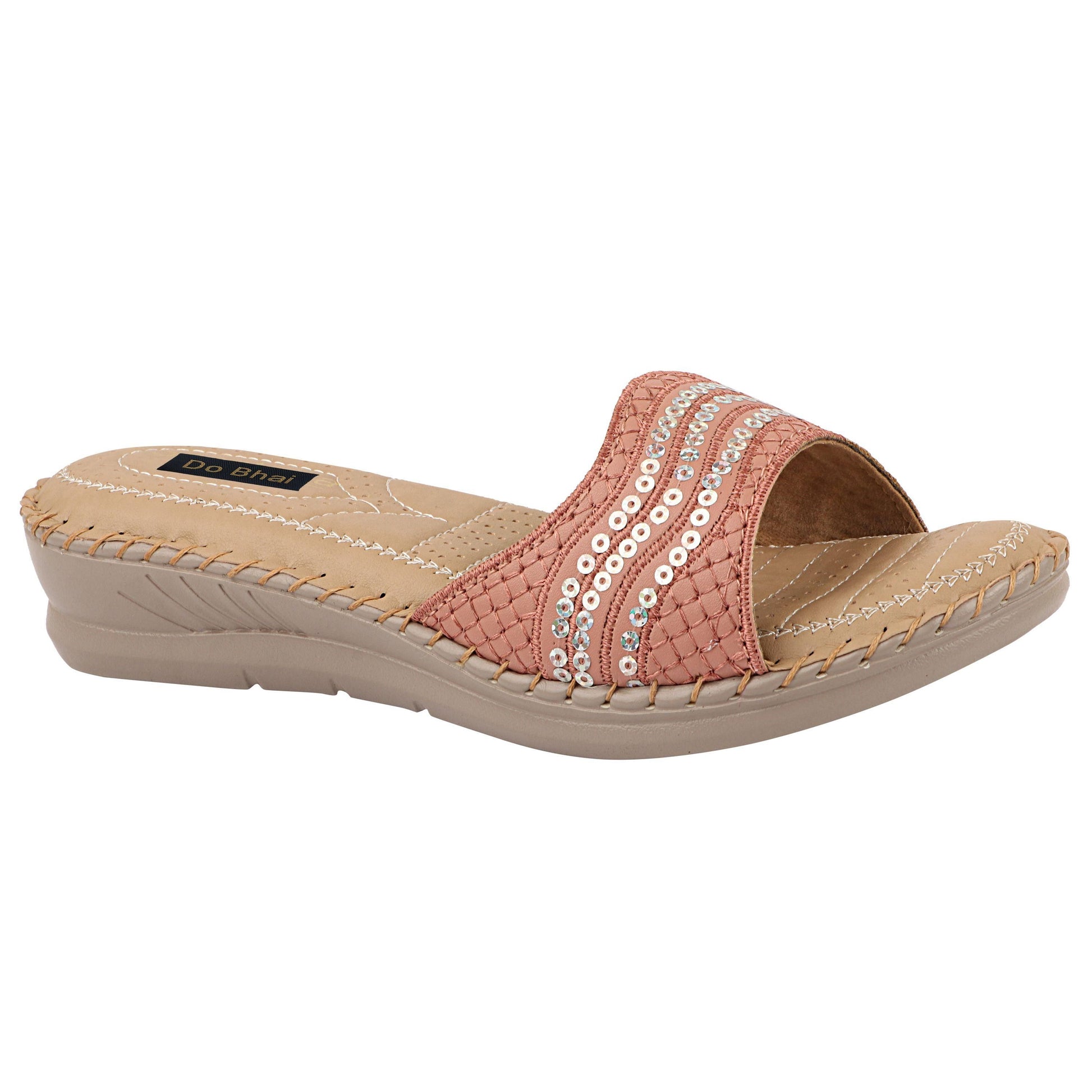 Stylish Flats Slides For Women - 36 / Pink - Shopaholics