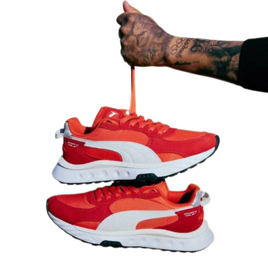 Adult Wild Rider Vintage Sneakers Shoes For Men - 41 / Orange - Shopaholics