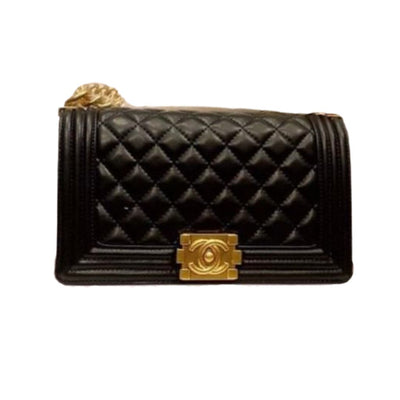 Black Double Flap Leather Sling Shoulder Handbag For Women - Black - Shopaholics