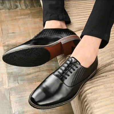 Black Casual Oxford Loafers Shoes For Men - 6 / Black - Shopaholics