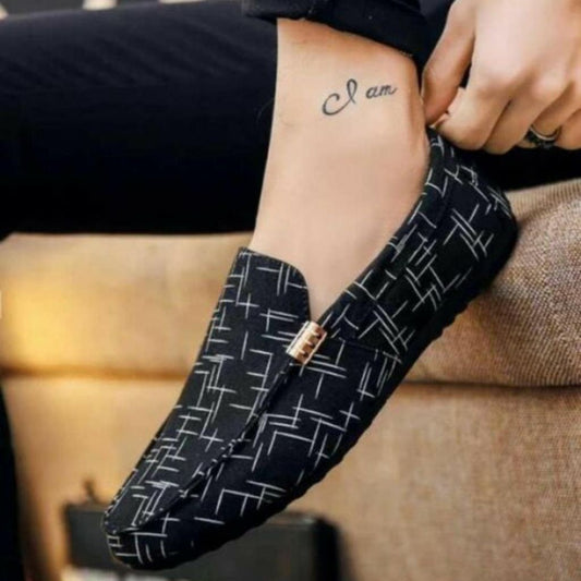 Casual Stylish Unique Leather Loafers Shoes For Men - Shopaholics