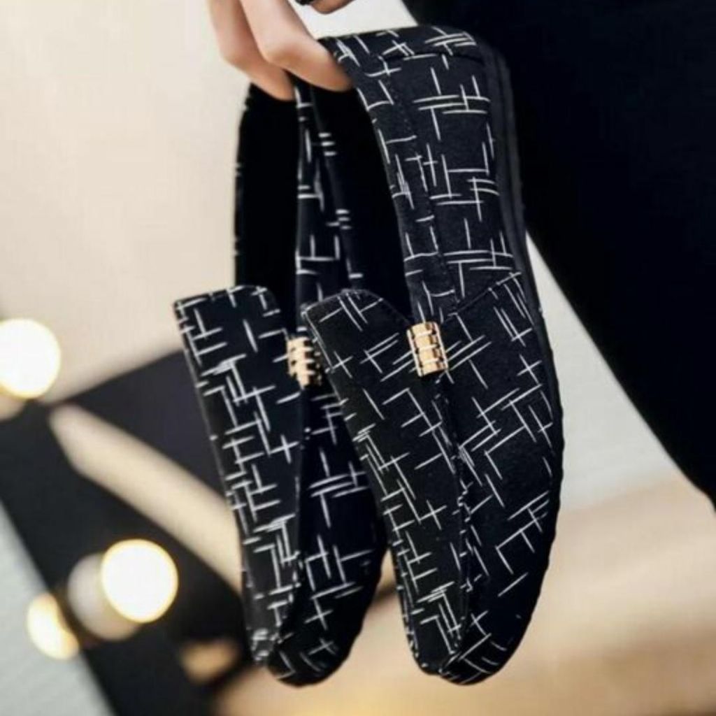 Casual Stylish Unique Leather Loafers Shoes For Men - 6 / Black - Shopaholics