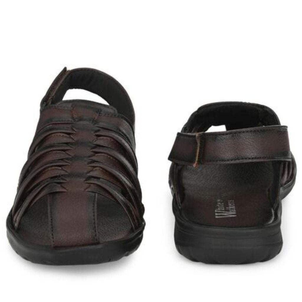 Casual Synthetic Leather Sandals Flip Flops For Men - Shopaholics