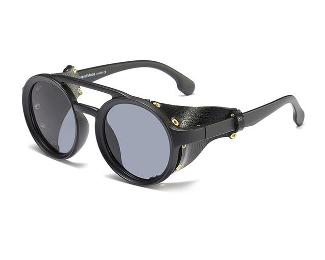 Classic Round Steampunk Sunglasses For Men – Shopaholics
