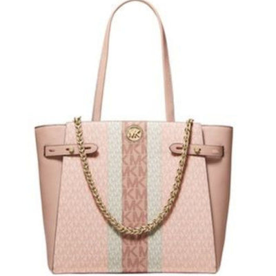 Classic Large Tote Small Crossbody Handbag For Women - Peach - Shopaholics