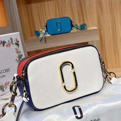 Classic Official Snapshot Crossbody Sling Handbag For Women - White - Shopaholics