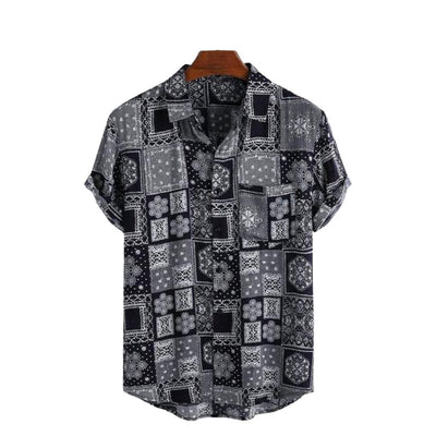 Comfy Sensational Regular Fit Half Sleeve Shirt For Men - M-38 / Black - Shopaholics