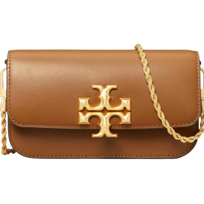 Convertible Clutch Small Bag With Chain Handbag For Women - Brown - Shopaholics
