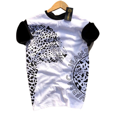 Cotton Elegant Printed T-Shirt For Men - M-38 / White - Shopaholics