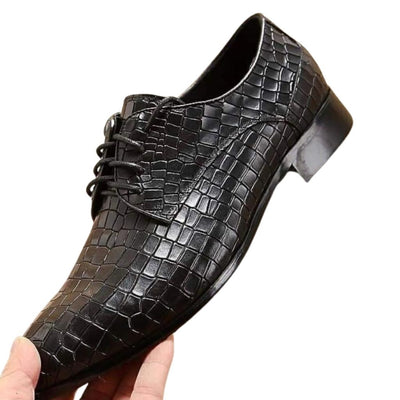 Croco Classic Modern Leather Shoes For Men - Shopaholics