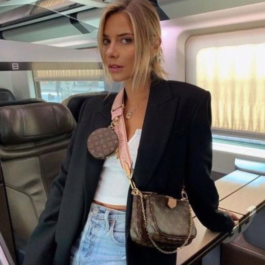 Designer Pochette Set Of 3 Handbag For Women - Pink - Shopaholics