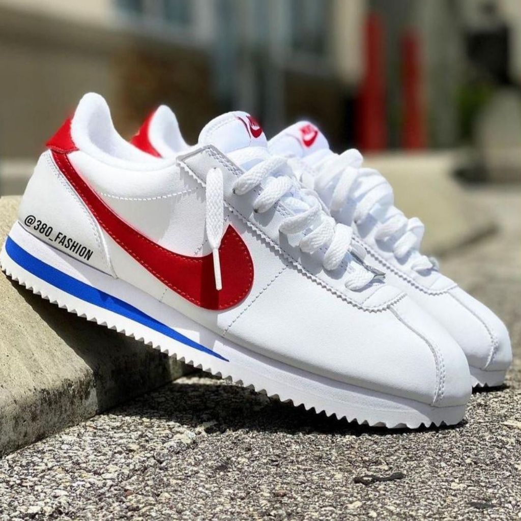 Elegant Classic Cortez Leather Running Shoes For Men Shopaholics