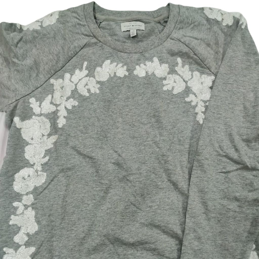 Embroidered Cotton Blend Sweatshirt For Women - Shopaholics