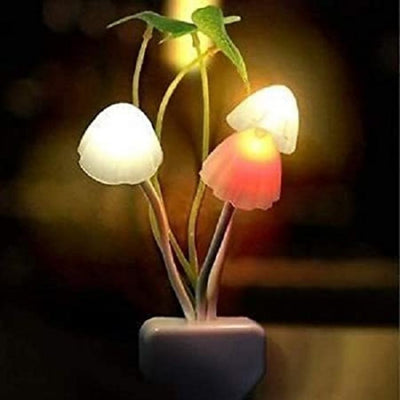 Energy Saving Color Changing Led Sensor Night Mushroom Lamp - Shopaholics