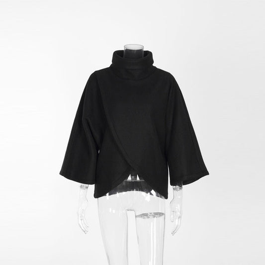 Knitted Cardigan for Women | Sleeve Pullovers - black / L - Shopaholics