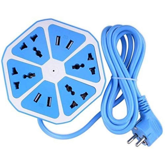 Fashionable Hexagon Shape Electrical Extension Board - Shopaholics