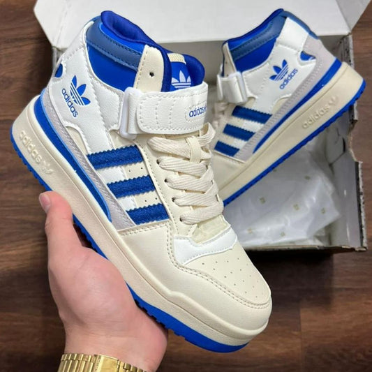 Forum Mid 84 Sneakers Shoes For Women - 36 / White-Blue - Shopaholics