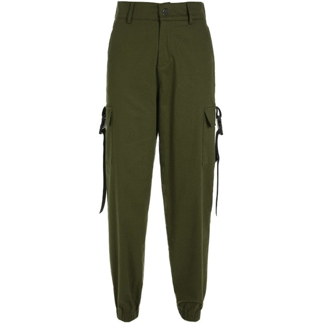 Streetwear Casual Cargo Pants for Women – Shopaholics