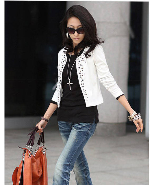 Women Jacket Coat Long Sleeve - Shopaholics