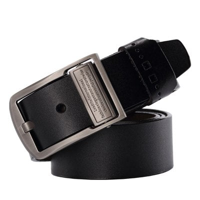 Genuine Leather Belt for Men - Black / 110cm - Shopaholics