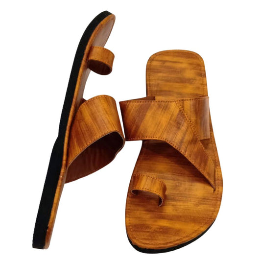 Modern Synthetic Leather Sandals Flip Flops For Men - Shopaholics