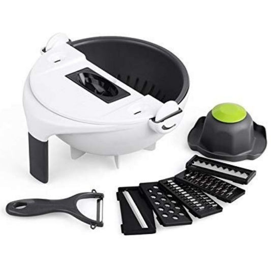 Multifunction Kitchen Vegetable Washer And Cutter Basket - Shopaholics
