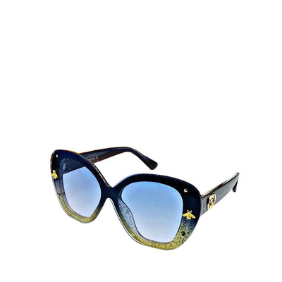 Oversize Uv Black Sunglasses For Women - Black - Shopaholics