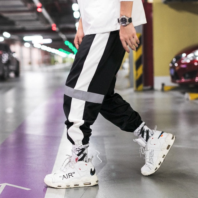 Side Stripe Harem Joggers For Men1