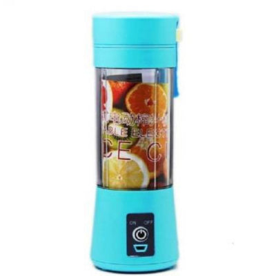 Rechargeable Portable Electric USB Juice Maker With 4 Blades - Shopaholics