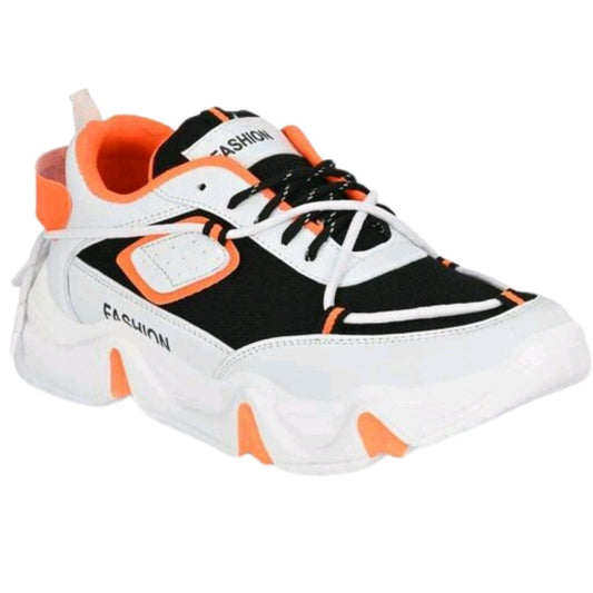 Reflecting Laces Around Running Sports Shoes For Men - 7 / Orange - Shopaholics