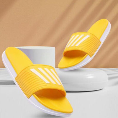 Relaxed Trendy Comfort Sleeper Flip Flops For Men - 7 / Yellow - Shopaholics
