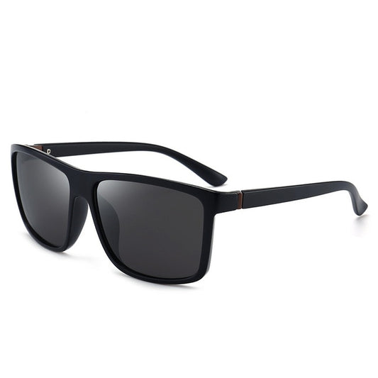 Square Polarized Sunglasses for Men - Black - Shopaholics