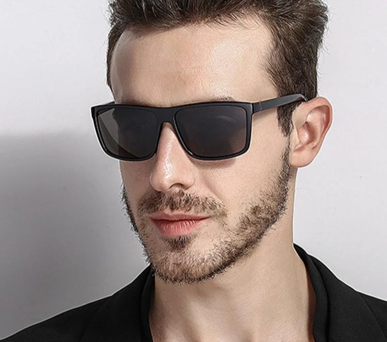 Square Polarized Sunglasses for Men - Main Image