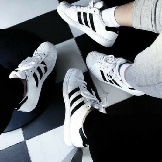 Stylish Trainers Superstar Sneakers Shoes For Men - 41 / White - Shopaholics