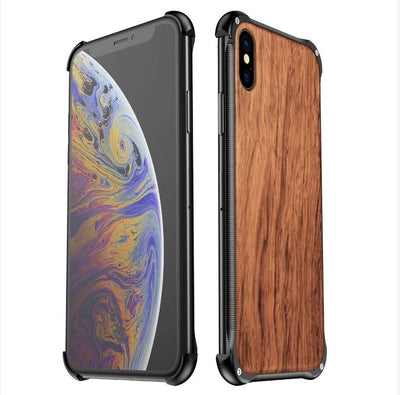 Luxury Wooden Case for iPhone - Brown / For iPhone X - Shopaholics