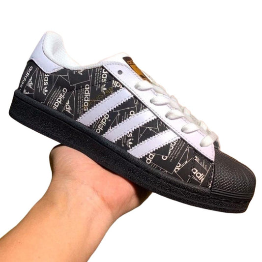 Superstar Trainers Sneakers Shoes For Men - 41 / Black-White - Shopaholics