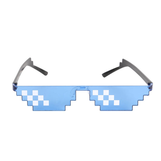 Thug Life Trendy Sunglasses For Fun - Blue - Shopaholics