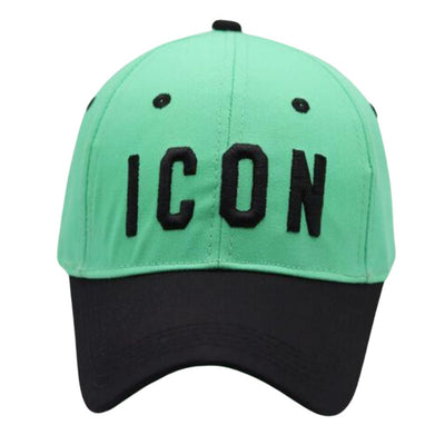 Trendy Embroidery Cotton Baseball Caps And Hats For Men - Black-Green / Free - Shopaholics