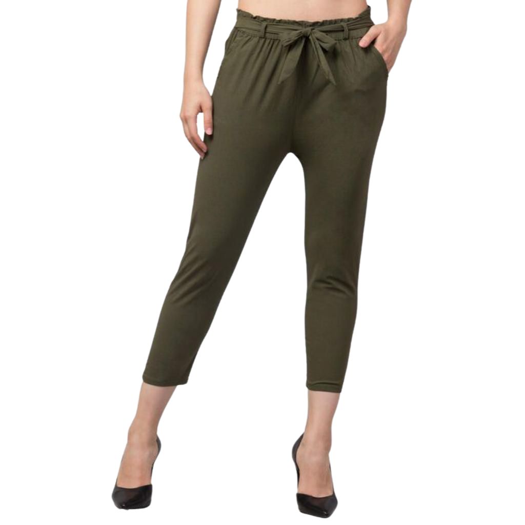 Trendy Daily Wear Elasticated Pants For Women - Shopaholics